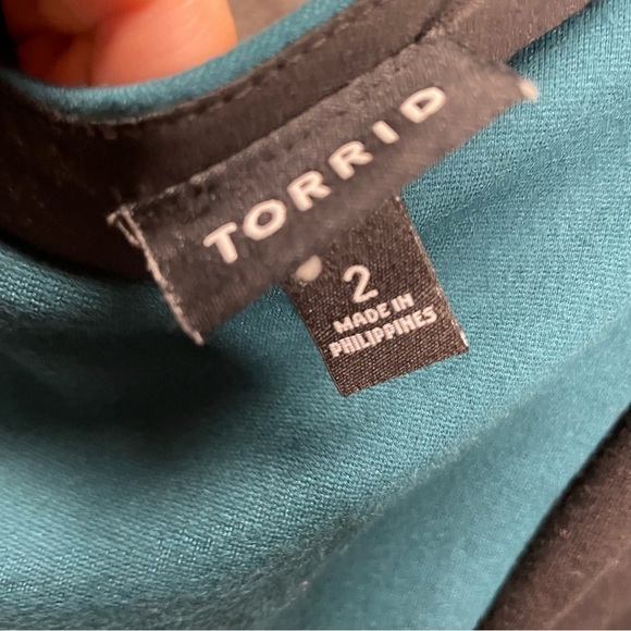 Torrid Mini Studio Luxe Ponte Contour Bodycon Dress - Picture 2 of 3